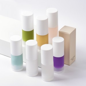 Custom formula 7 color matte finish moisturizing 100% vegan makeup primer private label